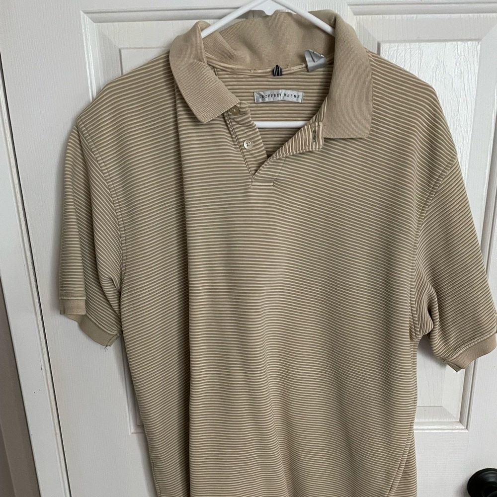 Men’s Striped Polo- Geoffrey Beene